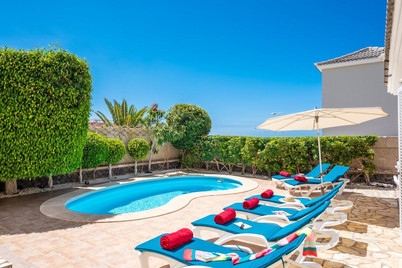 Beautiful Villa Anna With Heated Pool Costa Adeje  Exterior photo