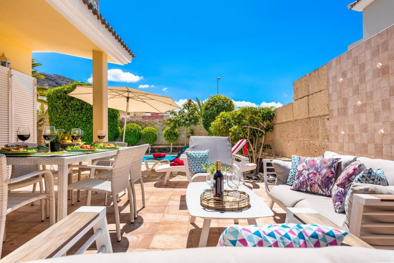 Beautiful Villa Anna With Heated Pool Costa Adeje  Exterior photo